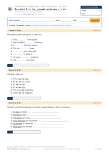 Gramatyka angielska klasa 4 — 9 kartkówek z kluczem, A–E PDF — okładka
