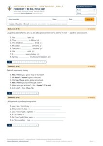 Gramatyka angielska klasa 5 — 9 kartkówek z kluczem, A–E PDF — okładka