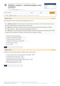 Kartkówka angielski klasa 6 unit 3: czytanie — B–E — okładka