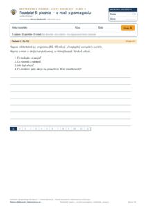 Kartkówka angielski klasa 8 unit 3: pisanie: e-mail o pomaganiu — B–E — okładka