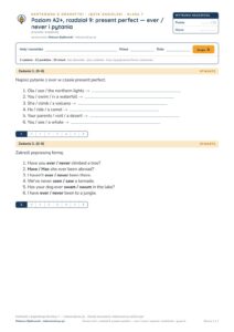 Kartkówka angielski klasa 7 A2+ unit 9: gramatyka 2 — B–E — okładka