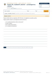 Angielski klasa 8 B1 unit 8: pisanie: przestępstwa i prawo — kartkówka — okładka