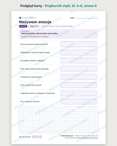 Przybornik etyki — etyka, klasy 4–8, 10 kart PDF — podgląd karty, strona 6