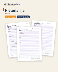 Historia i ja — historia, klasa 4, 10 kart PDF — okładka