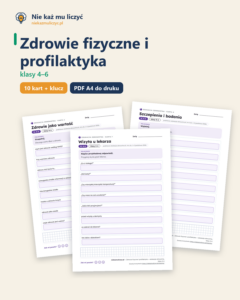 Zdrowie fizyczne i profilaktyka — edukacja zdrowotna, klasy 4–6 — okładka