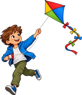 fly a kite — puszczać latawiec