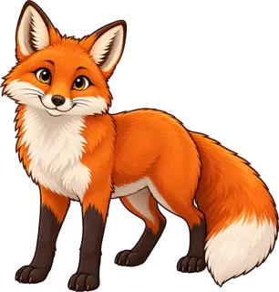 fox — lis (x na końcu)