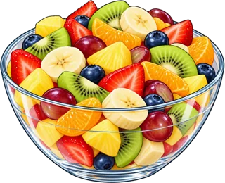 fruit salad — sałatka owocowa