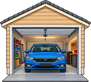 garage — garaż
