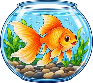 goldfish — złota rybka