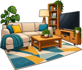 living room — salon