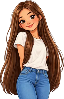 long hair — długie włosy
