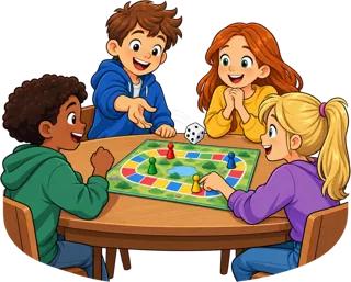 play board games — grać w gry planszowe