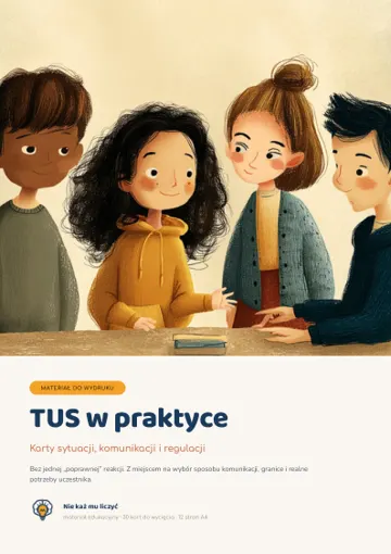 Karty pracy TUS — strona 1: Okładka