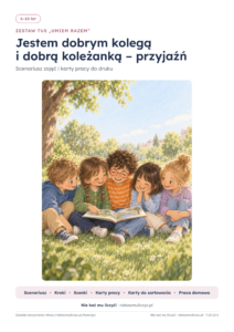 TUS: Dobry kolega, 5–10 lat — 22 strony PDF z kluczem — okładka