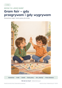 TUS: Gram fair, 5–10 lat — 23 strony PDF z kluczem — okładka
