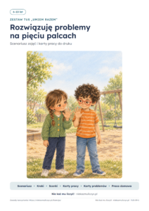 TUS: Rozwiązuję problemy, 6–10 lat — 22 strony PDF z kluczem — okładka