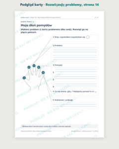 TUS: Rozwiązuję problemy, 6–10 lat — 22 strony PDF z kluczem — podgląd karty, strona 14