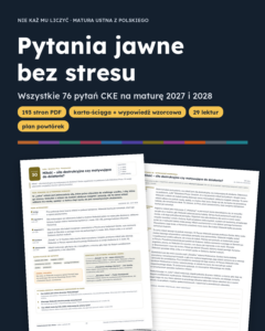 Pytania jawne matura ustna 2027 i 2028 — okładka