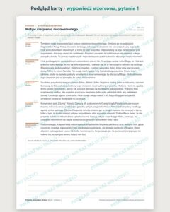 Pytania jawne: Biblia – 3 opracowania na maturę ustną — podgląd karty, wypowiedź wzorcowa do pytania 1