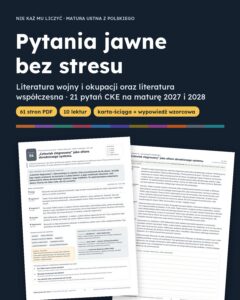 Pytania jawne 2027–2028: wojna i współczesność, 21 pytań — okładka