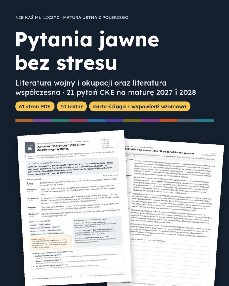 Pytania jawne 2027–2028: wojna i współczesność, 21 pytań — okładka
