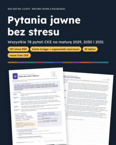 Pytania jawne matura ustna 2029–2031 — okładka