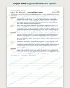 Pytania jawne 2029–2031: Biblia – 4 opracowania — podgląd karty, wypowiedź wzorcowa do pytania 1