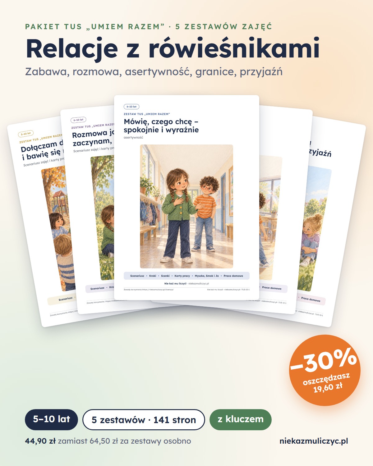 Okładka zestawu Pakiet: relacje z rówieśnikami