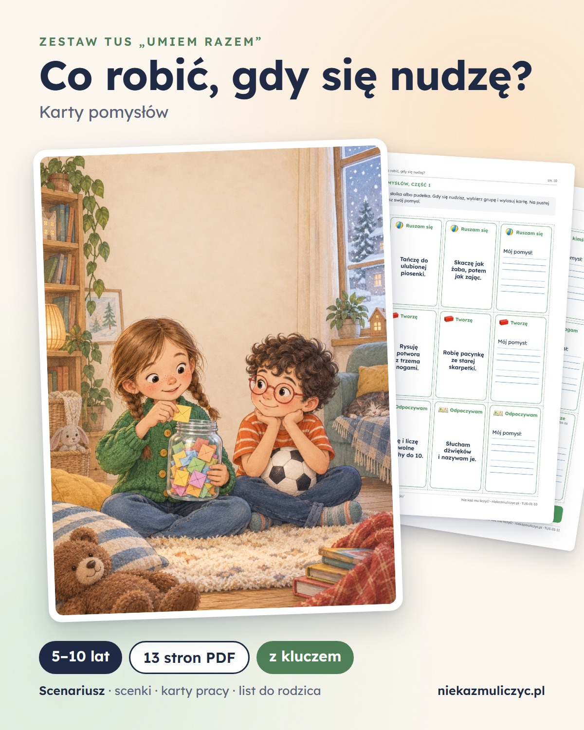 Okładka zestawu Co robić, gdy się nudzę?