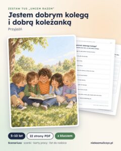 TUS: Dobry kolega, 5–10 lat — 22 strony PDF z kluczem — grafika produktu