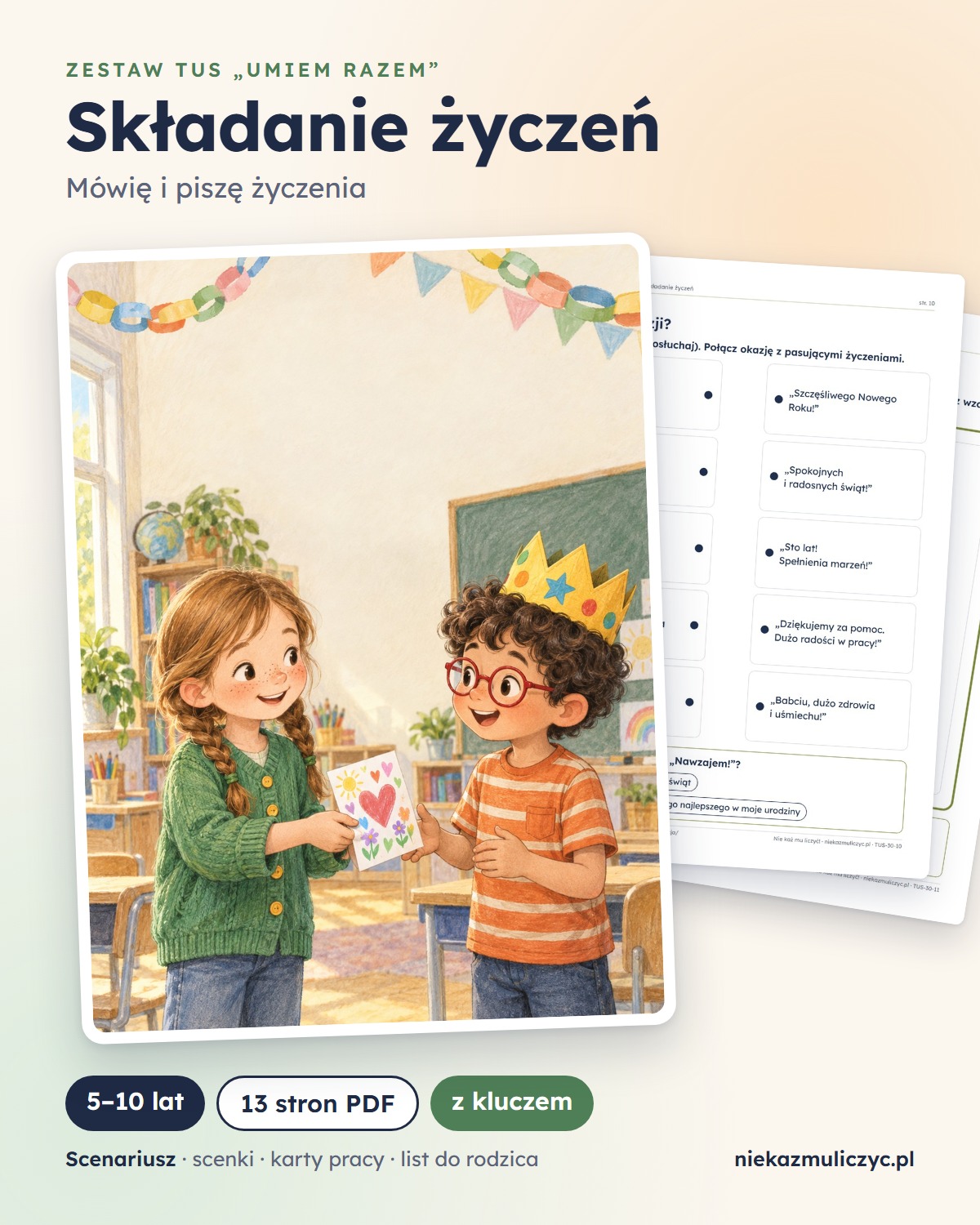 Okładka zestawu Składanie życzeń