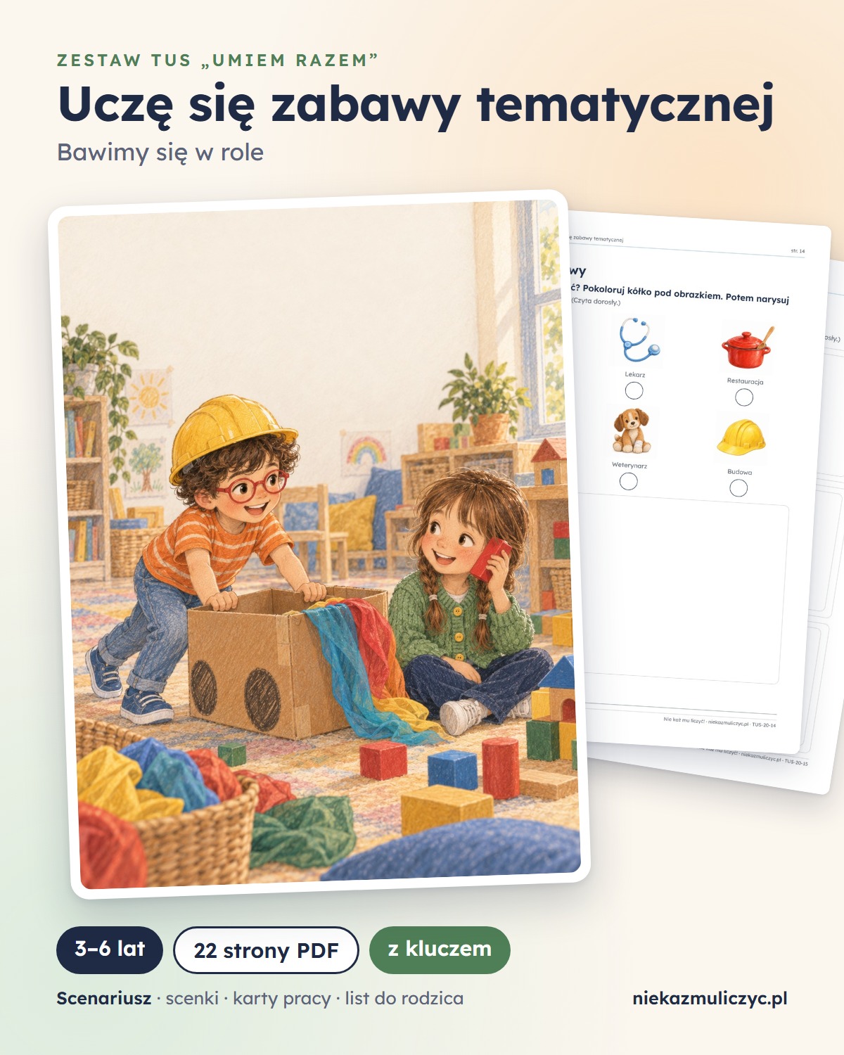 Okładka zestawu Zabawa tematyczna w role